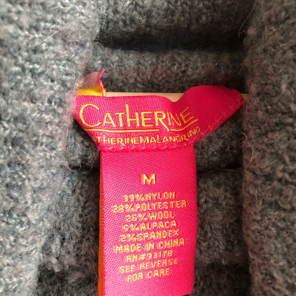 Catherine Malandrino Cowl Neck Alpaca blend Medium - Picture 6 of 10